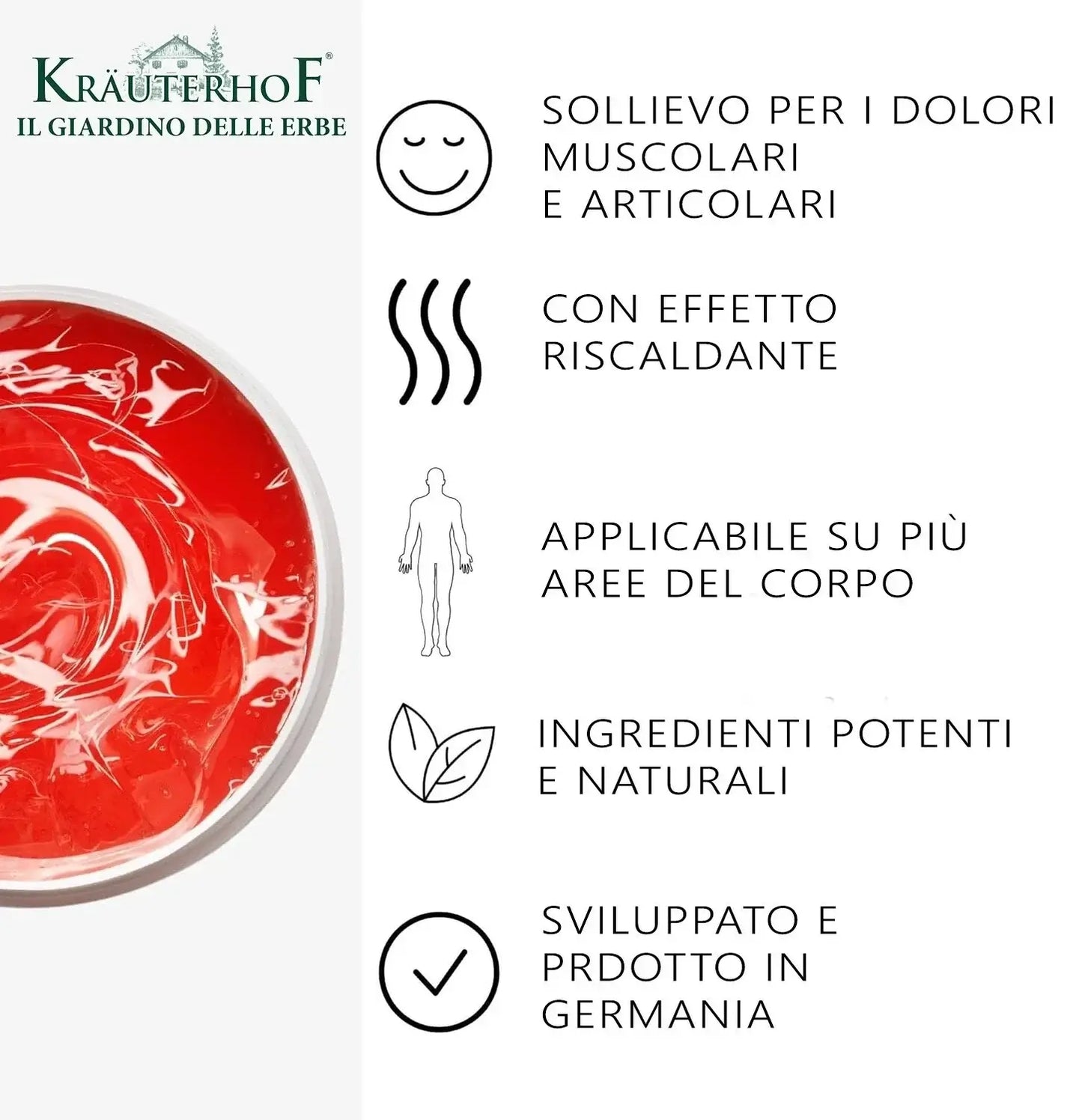 Krauterhof BALSAMO CAVALLO ROSSO RISCALDANTE