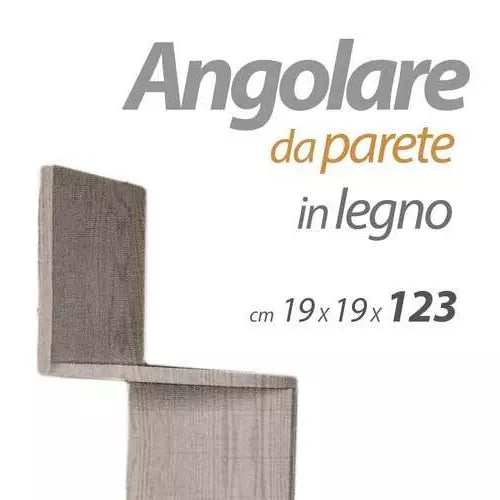 Mensola Parete Angolare 5 Ripiani