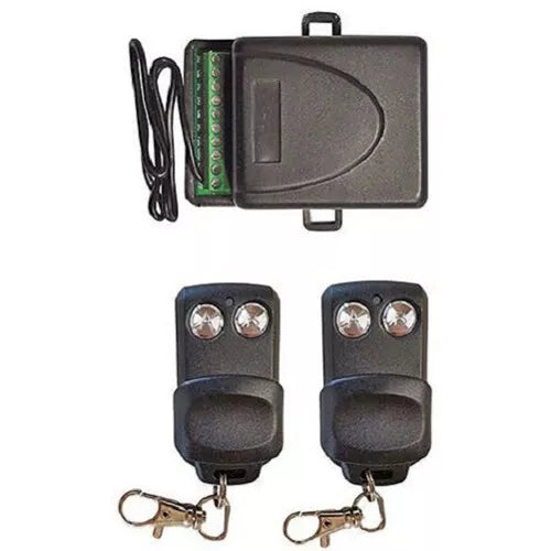 Kit Automazione Cancelli con Ricevitore a Morsettiera – 433 MHz con 2 Telecomandi Universali