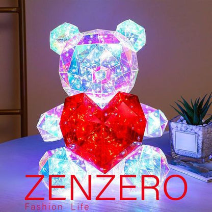 Peluche Orsetto con Cuore LED
