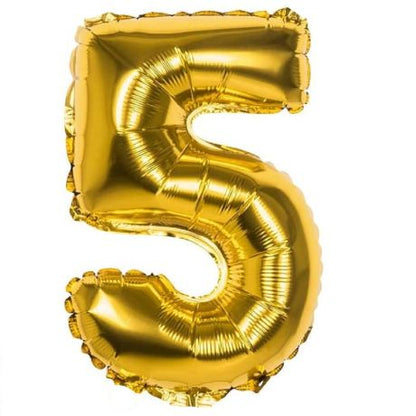 PALLONCINO a forma di NUMERO in Mylar - 100 cm