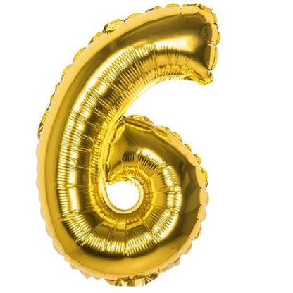 PALLONCINO a forma di NUMERO in Mylar - 100 cm
