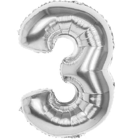 PALLONCINO a forma di NUMERO in Mylar - 100 cm