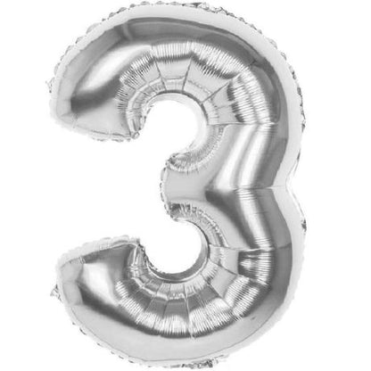 PALLONCINO a forma di NUMERO in Mylar - 100 cm