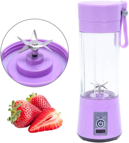 Frullatore Portatile USB 380ml 4 Lame – Mini Blender Personale per Frullati e Succhi | 4 Varianti Colore