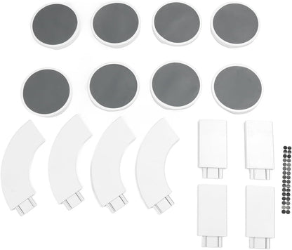 Vassoio Rotante Rettangolare per Tavolo – Girevole Espandibile con Ruote, Superficie Antiscivolo e Resistente al Calore