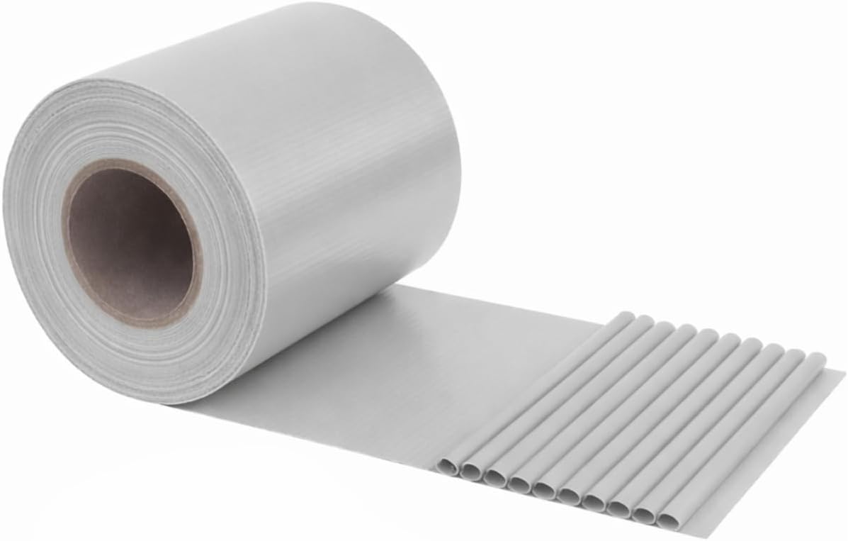 Strisce Privacy per Recinzione PVC 19 cm x 35 m – Schermo Frangivista per Balcone e Giardino – Anti UV, Impermeabile e Antistrappo – Con 20 Clip – Verde, Grigio, Bianco, Marrone, Antracite