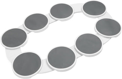 Vassoio Rotante Rettangolare per Tavolo – Girevole Espandibile con Ruote, Superficie Antiscivolo e Resistente al Calore