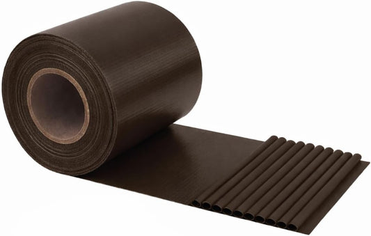 Strisce Privacy per Recinzione PVC 19 cm x 35 m – Schermo Frangivista per Balcone e Giardino – Anti UV, Impermeabile e Antistrappo – Con 20 Clip – Verde, Grigio, Bianco, Marrone, Antracite