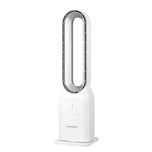 Ventilatore a Torre Senza Pale DICROLUX – Silenzioso, 3 Velocità, Timer, Telecomando