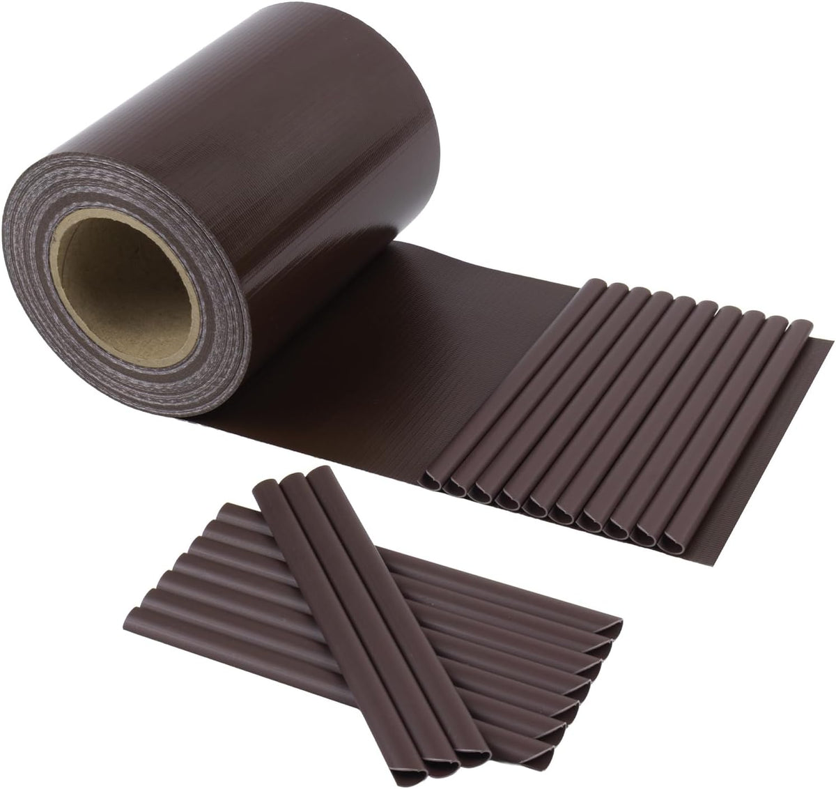Strisce Privacy per Recinzione PVC 19 cm x 35 m – Schermo Frangivista per Balcone e Giardino – Anti UV, Impermeabile e Antistrappo – Con 20 Clip – Verde, Grigio, Bianco, Marrone, Antracite