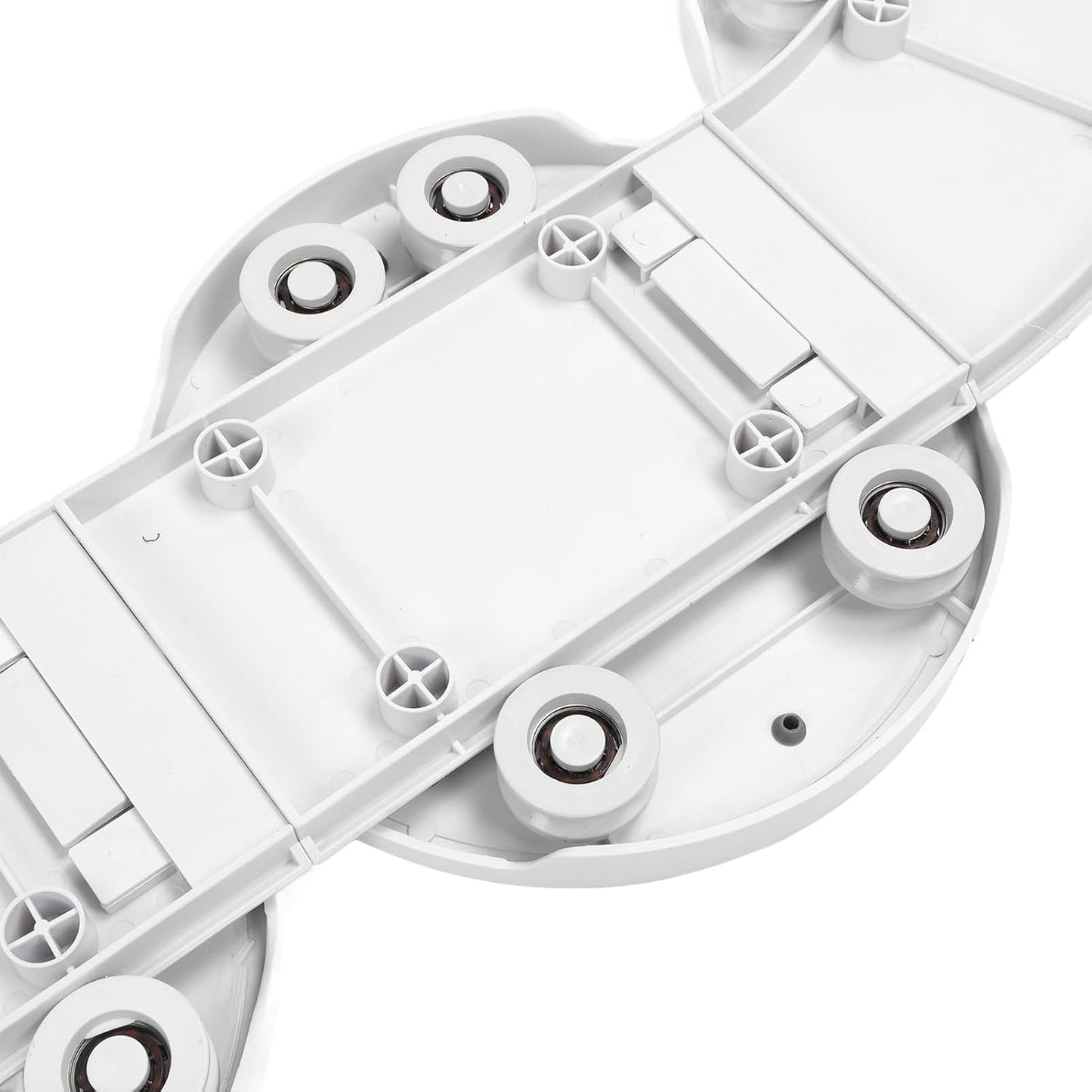 Vassoio Rotante Rettangolare per Tavolo – Girevole Espandibile con Ruote, Superficie Antiscivolo e Resistente al Calore