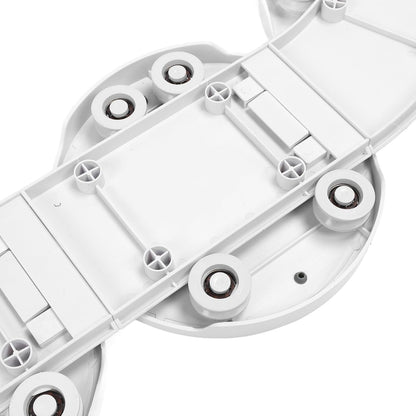 Vassoio Rotante Rettangolare per Tavolo – Girevole Espandibile con Ruote, Superficie Antiscivolo e Resistente al Calore