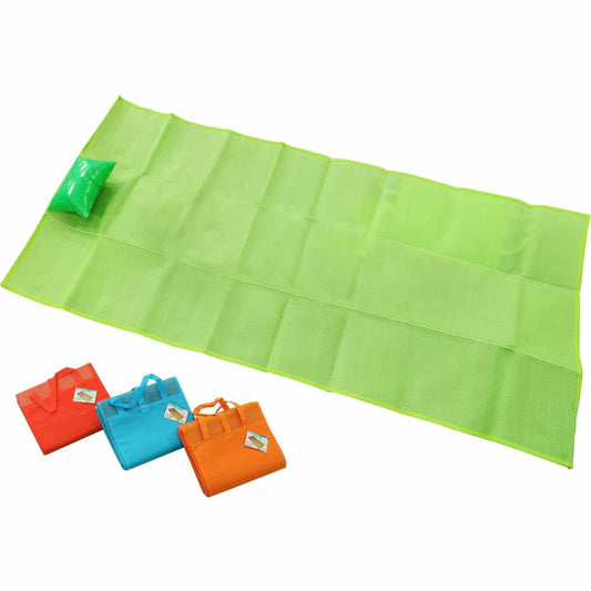 Stuoia Mare 180x80cm con Cuscino Gonfiabile – Richiudibile con Manici – 4 Colori