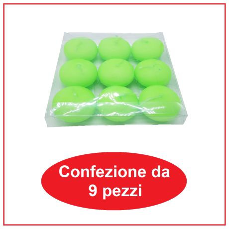 9 Candele galleggianti circolari