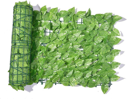 Artificiale Verde Chiaro 300x100 cm – Rotolo Privacy con Foglie Finte ad Alta Densità – Rete Flessibile per Recinzione, Balcone e Giardino – Resistente UV e Impermeabile