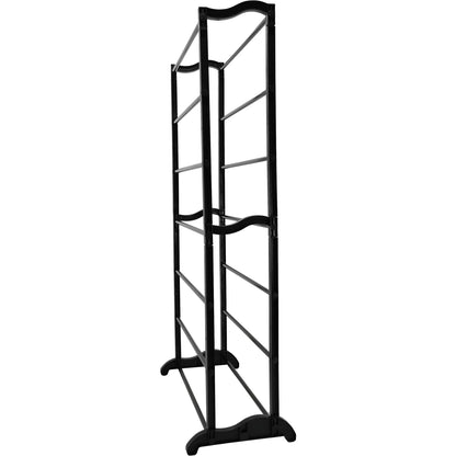 Scarpiera Salvaspazio a 7 Ripiani – 14 Paia, Impilabile, 95x50x16 cm – Bianco o Nero