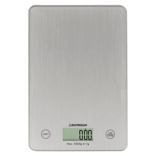 Bilancia Digitale da Cucina 5Kg – Ultra Sottile, Conversione Grammi/Millilitri, Autospegnimento, Vetro Temperato