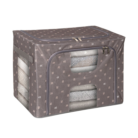 Contenitore Armadio Salvaspazio 40x60x42 cm – Con Doppia Zip, Struttura Rinforzata e Fantasie Moderne