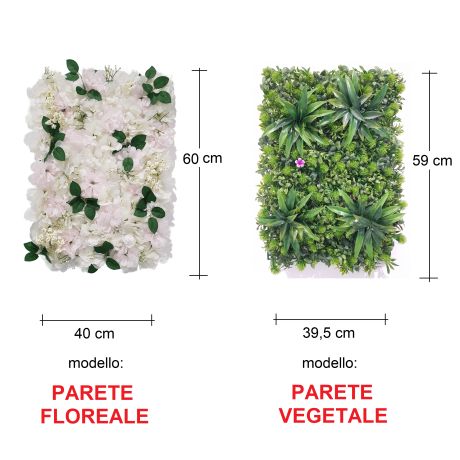 LivingWall – Parete artificiale elegante 4 pezzi