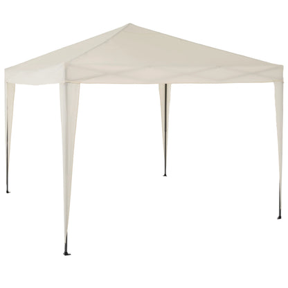 Gazebo Richiudibile 3x3 m con Telo Ecrù – Struttura in Acciaio, Sacca Inclusa