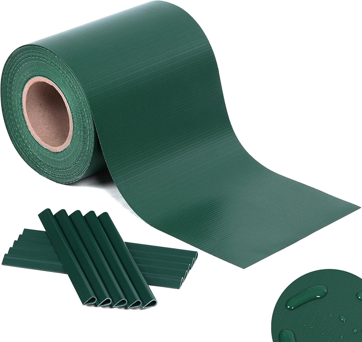 Strisce Privacy per Recinzione PVC 19 cm x 35 m – Schermo Frangivista per Balcone e Giardino – Anti UV, Impermeabile e Antistrappo – Con 20 Clip – Verde, Grigio, Bianco, Marrone, Antracite