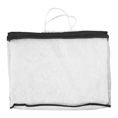 Vela Ombreggiante Triangolare 3x3x3 m – HDPE 180g/m², Bianco, UV 3%, con Corde e Custodia