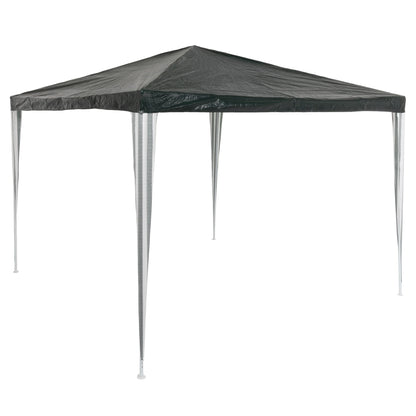 Gazebo da Giardino 3x3 m – Struttura in Metallo, Telo Verde Polietilene 100 g/m²