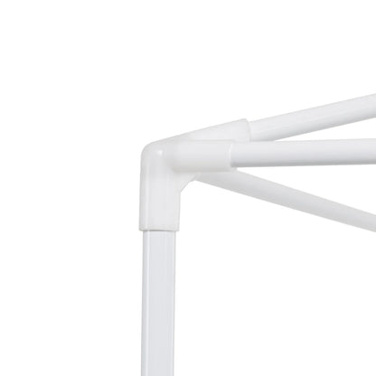 Gazebo da Giardino 3x3 m – Struttura in Metallo, Telo Verde Polietilene 100 g/m²