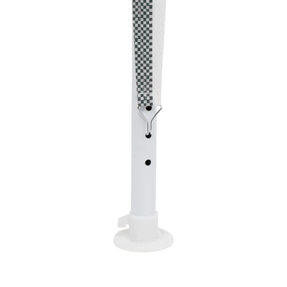 Gazebo da Giardino 3x3 m – Struttura in Metallo, Telo Verde Polietilene 100 g/m²