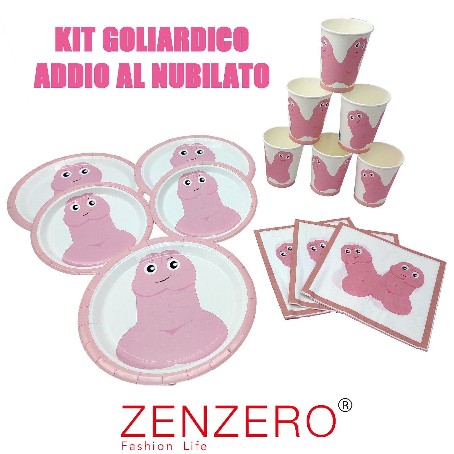 Kit Addio al Nubilato 56 Pezzi