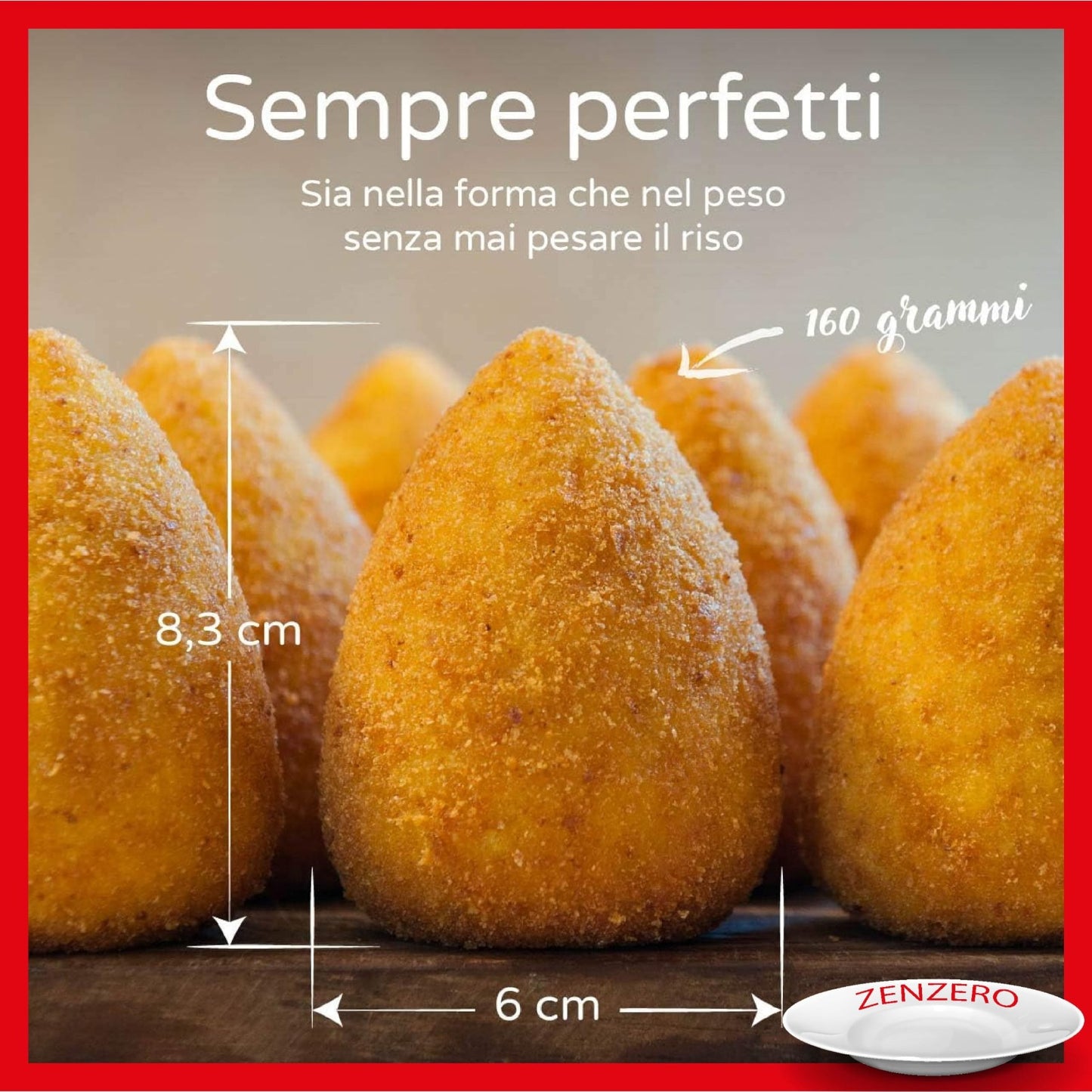 Stampo per Arancini Siciliani in Plastica – Forma Professionale per Arancine e Arancini Tondi e a Punta – Facile e Veloce
