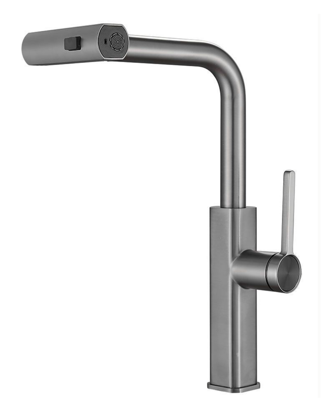 Rubinetto Cucina Grigio Metallizzato – Design Industriale e Funzionale