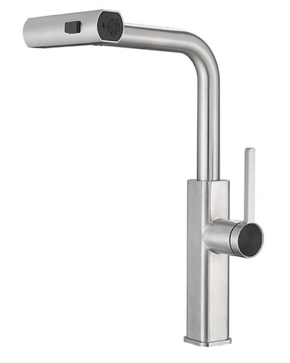 Rubinetto Cucina Inox Satinato – Stile Professionale, Prestazioni Affidabili