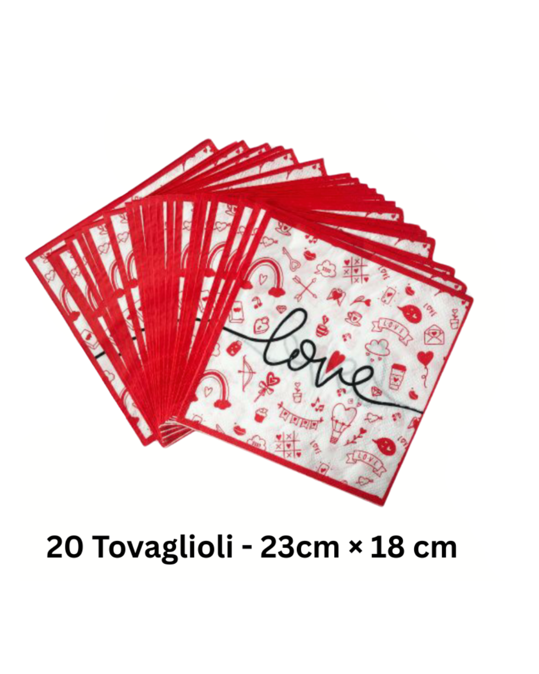 Set elegante per feste e cene romantiche a tema Love