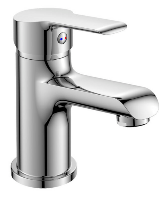 Miscelatore Monocomando per Lavabo in Ottone Cromato