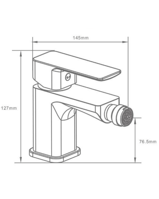 Miscelatore Monocomando per Bidet in Ottone Cromato