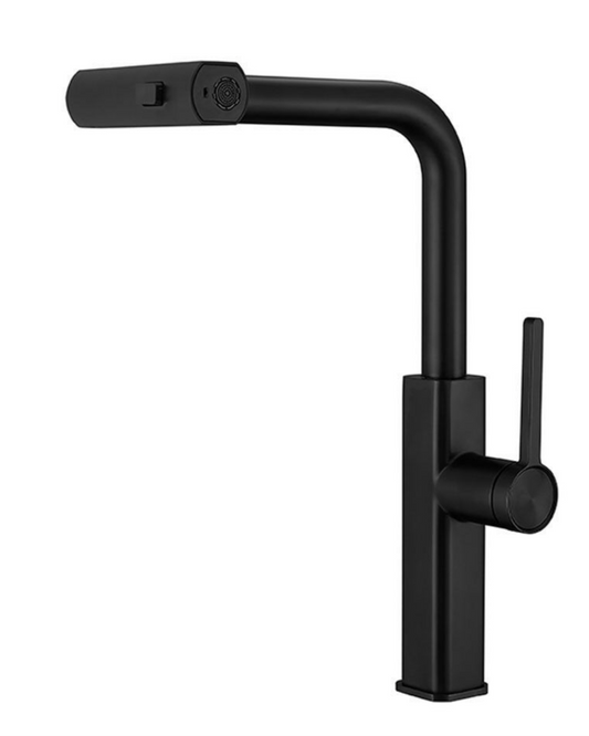 Rubinetto Cucina Nero Opaco – Eleganza Minimal per la Tua Cucina