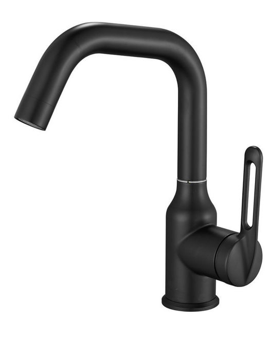 Rubinetto Cucina Nero Opaco – Linee Morbide, Stile Deciso