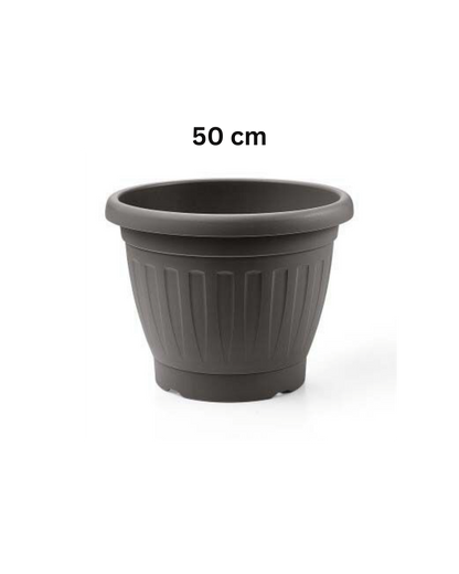 Vaso Classico in Plastica – Antracite | Disponibile in 20, 40, 50, 60 cm