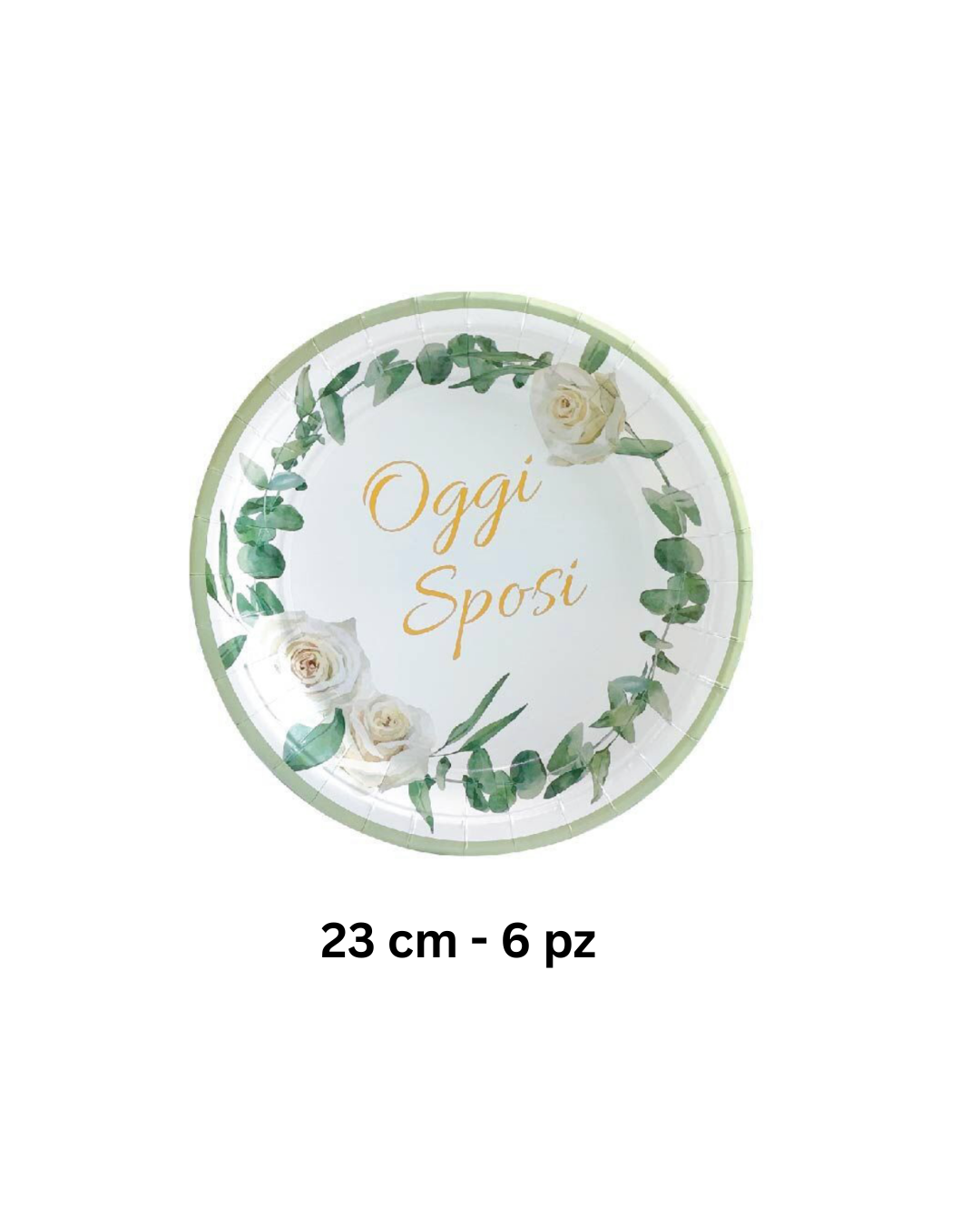 Set Coordinato Tavola "Oggi Sposi" – Piatti, Bicchieri e Tovaglioli Eleganti per Matrimonio
