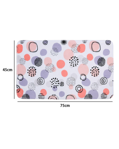 Set Accessori Bagno 10 Pezzi Coordinati – Fantasia Pois Colorati