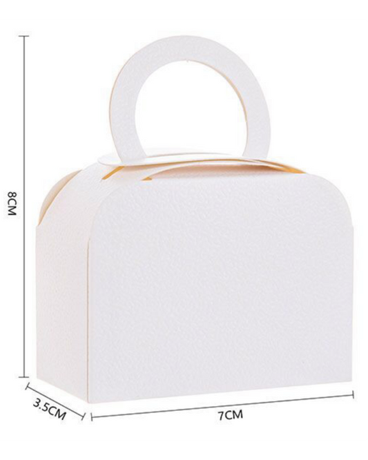 12 Scatoline Bomboniere  Bianca Elegante – Porta Confetti per Matrimonio, Battesimo o Comunione