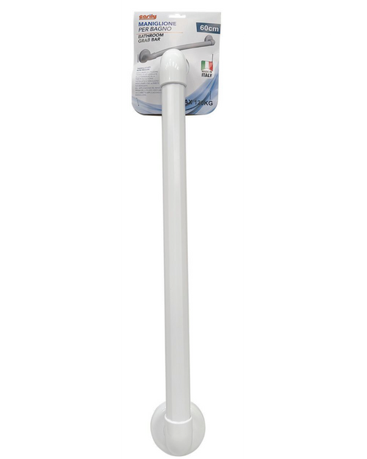 Maniglione Bianco 60cm per Bagno - Made in Italy