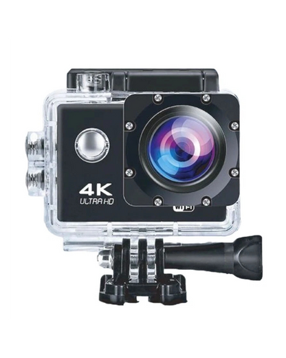 Action Camera 4K Ultra HD Wi-Fi – Subacquea 30M, Grandangolo, Slow Motion