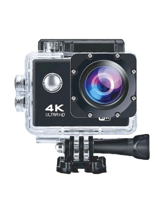 Action Camera 4K Ultra HD Wi-Fi – Subacquea 30M, Grandangolo, Slow Motion