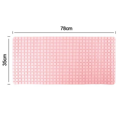 Tappetino Doccia Antiscivolo Rosa - 78x35 cm