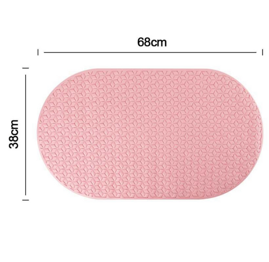 Tappetino Doccia Antiscivolo Rosa - 68x38 cm