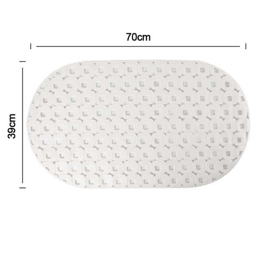 Tappetino Doccia Antiscivolo Bianco - 70x39 cm