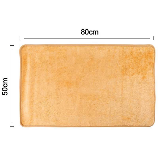 Tappeto da Bagno 80x50cm Giallo - Morbido e Antiscivolo